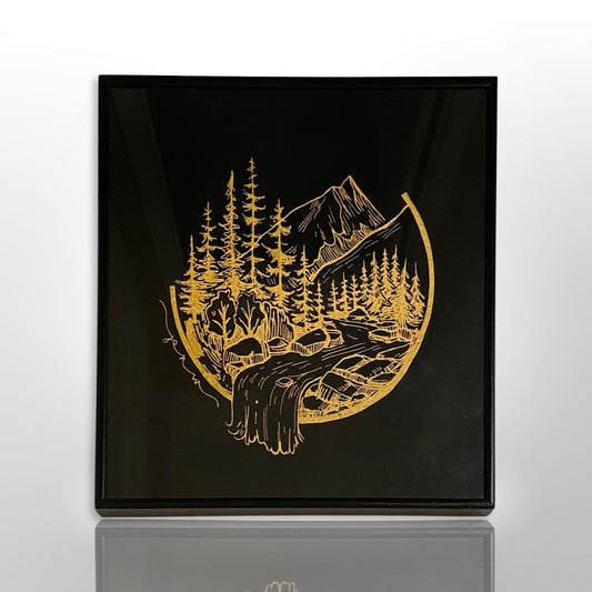 SOLD OUT - Etching: Falling for you, PNW