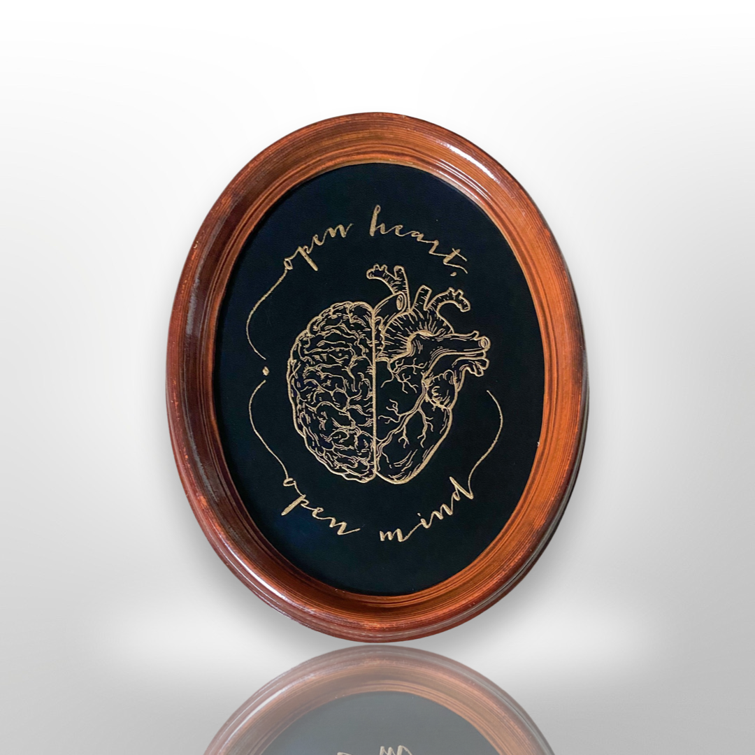 SOLD OUT - Etching: Open Heart, Open Mind