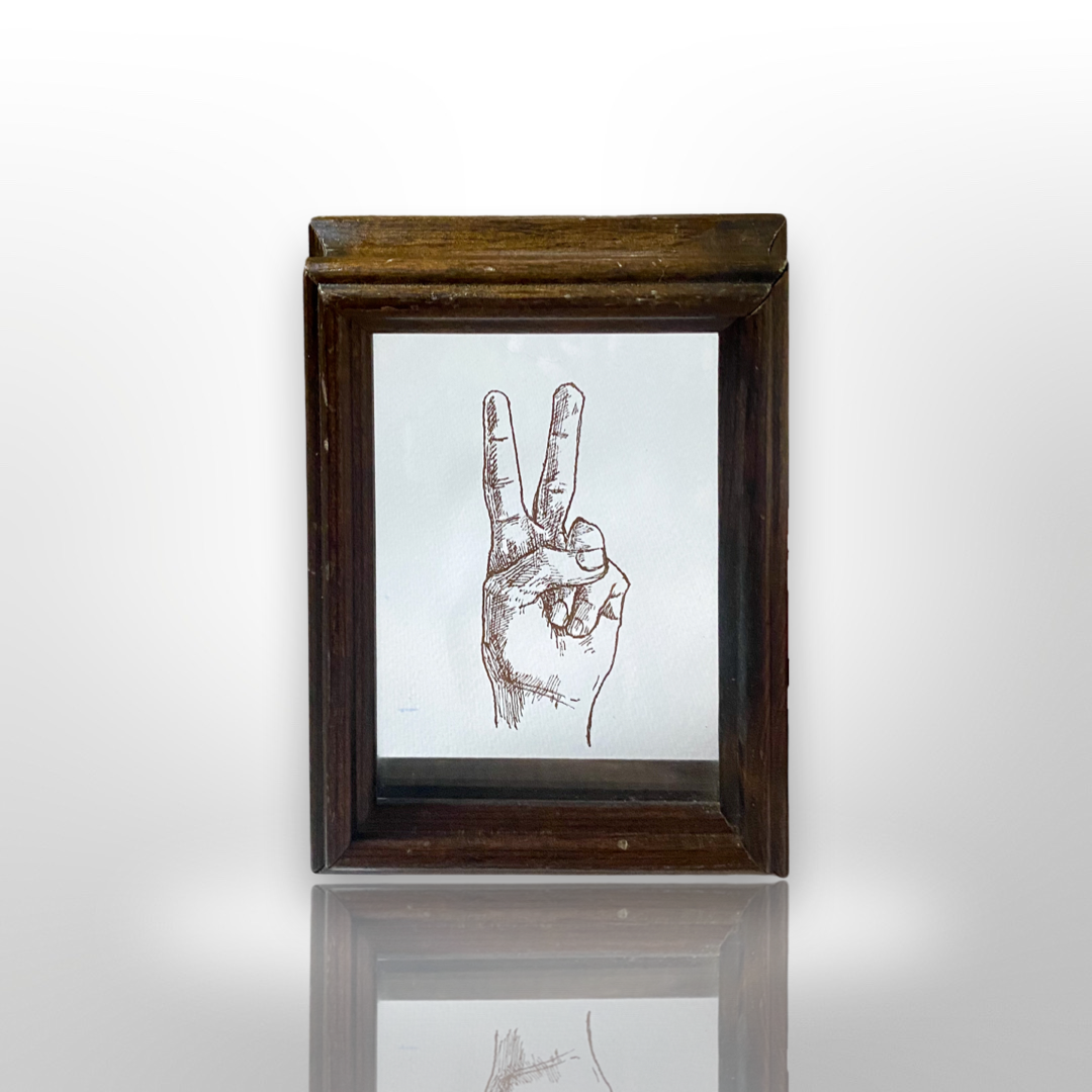 SOLD - Etching: Personal Peace