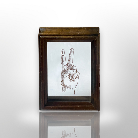 SOLD - Etching: Personal Peace