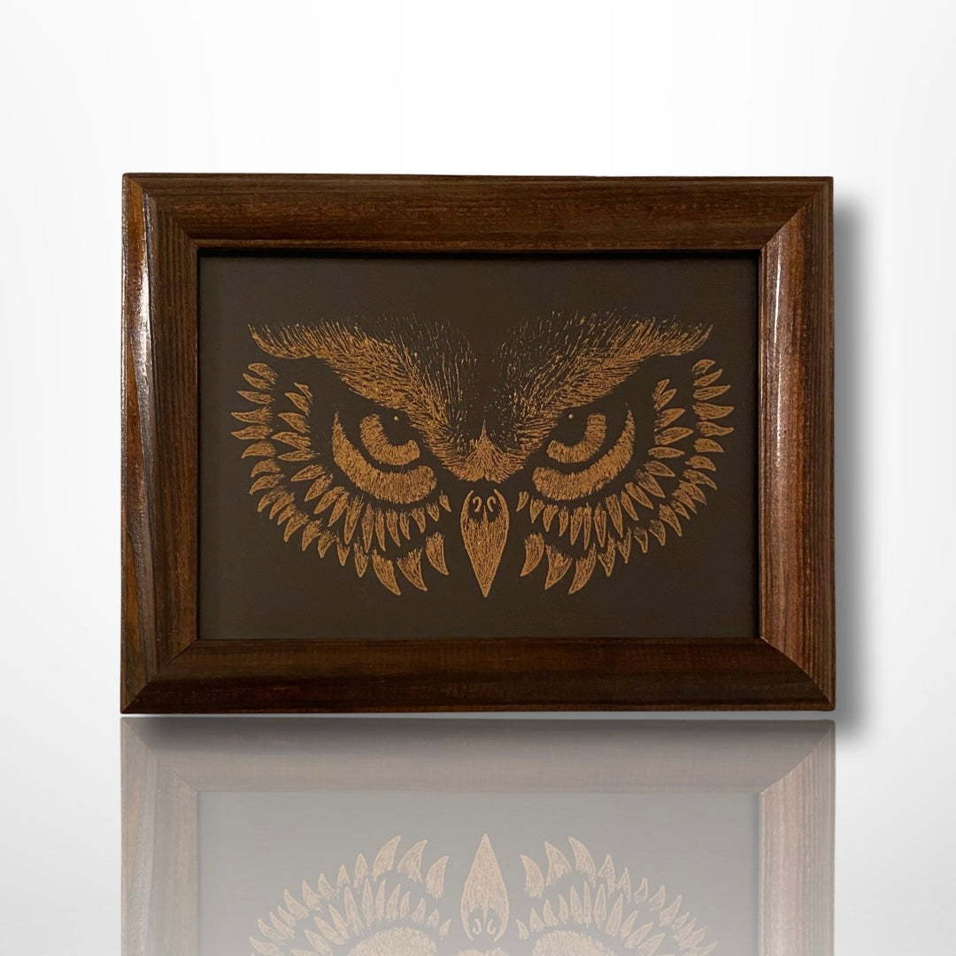 SOLD - Etching: Wisdom Awaits