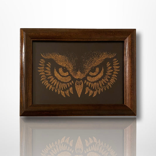 SOLD - Etching: Wisdom Awaits