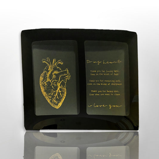 SOLD OUT - Etching: To My Heart with Love